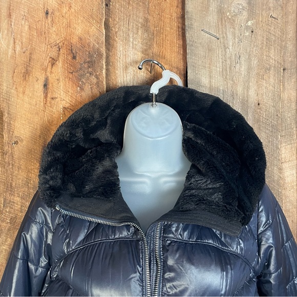 MARMOT Larkspur Dark Blue Down Puffer Jacket - Size Medium - Picture 3 of 14